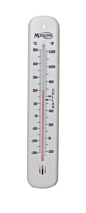 Cellar Thermometer Plastic | Masons