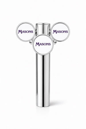 3-Way Gamma Beer Font – Chrome Triple Tap Drinks Tower