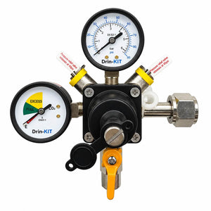 CO2 Gas Primary Regulator – Bottle Mounted 0–35 PSI Beer Regulator