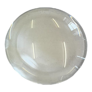 Clear Acrylic Round Fish Eye badge for Fonts and Tbars