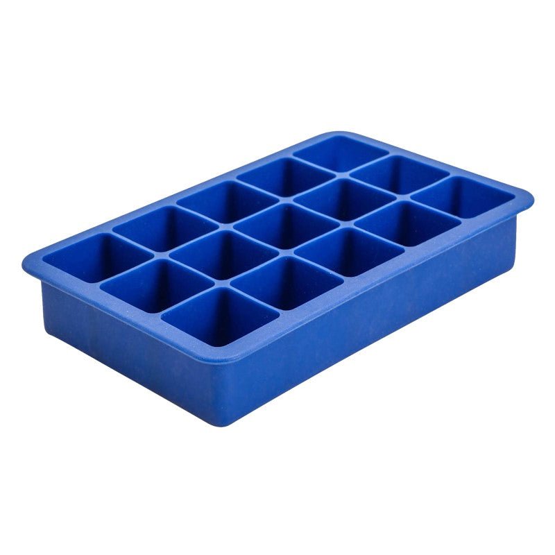 15 Cavity Blue Silicone Ice Cube Mould