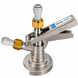 M Type Keg Coupler with brass pushfit fittings