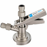M Type Keg Coupler with plastic pushfit fittings