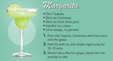 Margarita cocktail serving suggestion