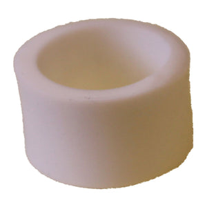 White rubber pressure ring for ale extractor body