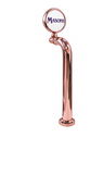 12-inch LED Lense walking stick, copper, through-the-bar
