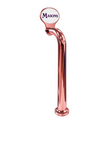 12-inch Oval Lollipop walking stick, copper, through-the-bar