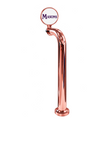 12-inch Round Lollipop walking stick, copper, through-the-bar
