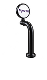 8-inch Slimline black through the bar with LED Masons badge
