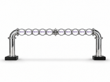 Brewhouse 10-way bridge chrome, Clamp On, Masons badges, without taps or handles