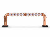 Brewhouse 10-way bridge copper, Clamp On, Masons badges, without taps or handles