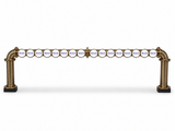Brewhouse 16-way bridge antique-brass, Clamp On, Masons badges, without taps or handles