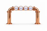 Brewhouse 4-way bridge copper, Through the Bar, Masons badges, without taps or handles