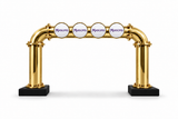 Brewhouse 4-way bridge gold, Clamp On, Masons badges, without taps or handles