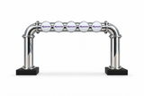 Brewhouse 5-way bridge chrome, Clamp On, Masons badges, without taps or handles