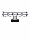 Harry Mason Brewhouse 5-way Lowrider in chrome, clamp-on with black base mounting, Masons logos