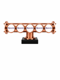 Harry Mason Brewhouse 5-way Lowrider in copper, clamp-on with black base mounting, Masons logos
