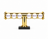Harry Mason Brewhouse 6-way Lowrider in gold, clamp-on mounting, with Masons badge logos