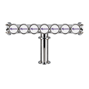 Harry Mason Brewhouse 7-Way T-Bar Beer Font – Draught Beer Tower