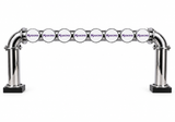 Brewhouse 8-way bridge chrome, Clamp On, Masons badges, without taps or handles, plain white background