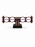 Brewhouse 4-way Lowrider in brushed Antique Copper, clamp-on with black base mounting