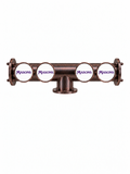 Brewhouse 4-way Lowrider in brushed Antique Copper, through-the-bar mounting