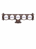 Brewhouse 5-way Lowrider in brushed Antique Copper, through-the-bar mounting