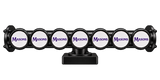 Masons Brewhouse 7-way Lowrider beer font in Black, clamp-on mounting with black base