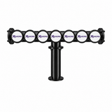 Brewhouse 7-way T-bar in Black, through-the-bar mounting