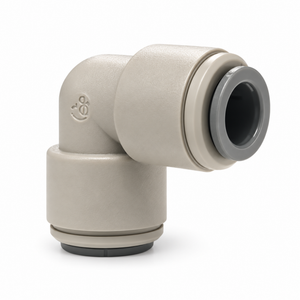 Grey 1/2-inch equal elbow push-fit connector