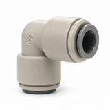 Grey 1/2-inch equal elbow push-fit connector