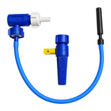 Harry Mason single flexible ale extractor with blue tube, float and one extractor body