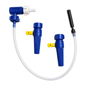 Harry Mason single flexible ale extractor with clear tube, float and two extractor bodies