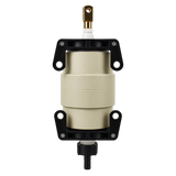 Half-pint water-jacketed cabinet cylinder rear view with mounting brackets