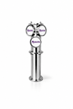 Brewhouse Gamma Triple Beer Font – Chrome 3 Tap Draught Beer Tower