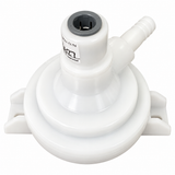 Harry Mason check valve 3/8 inch inlet, 1/2 inch outlet